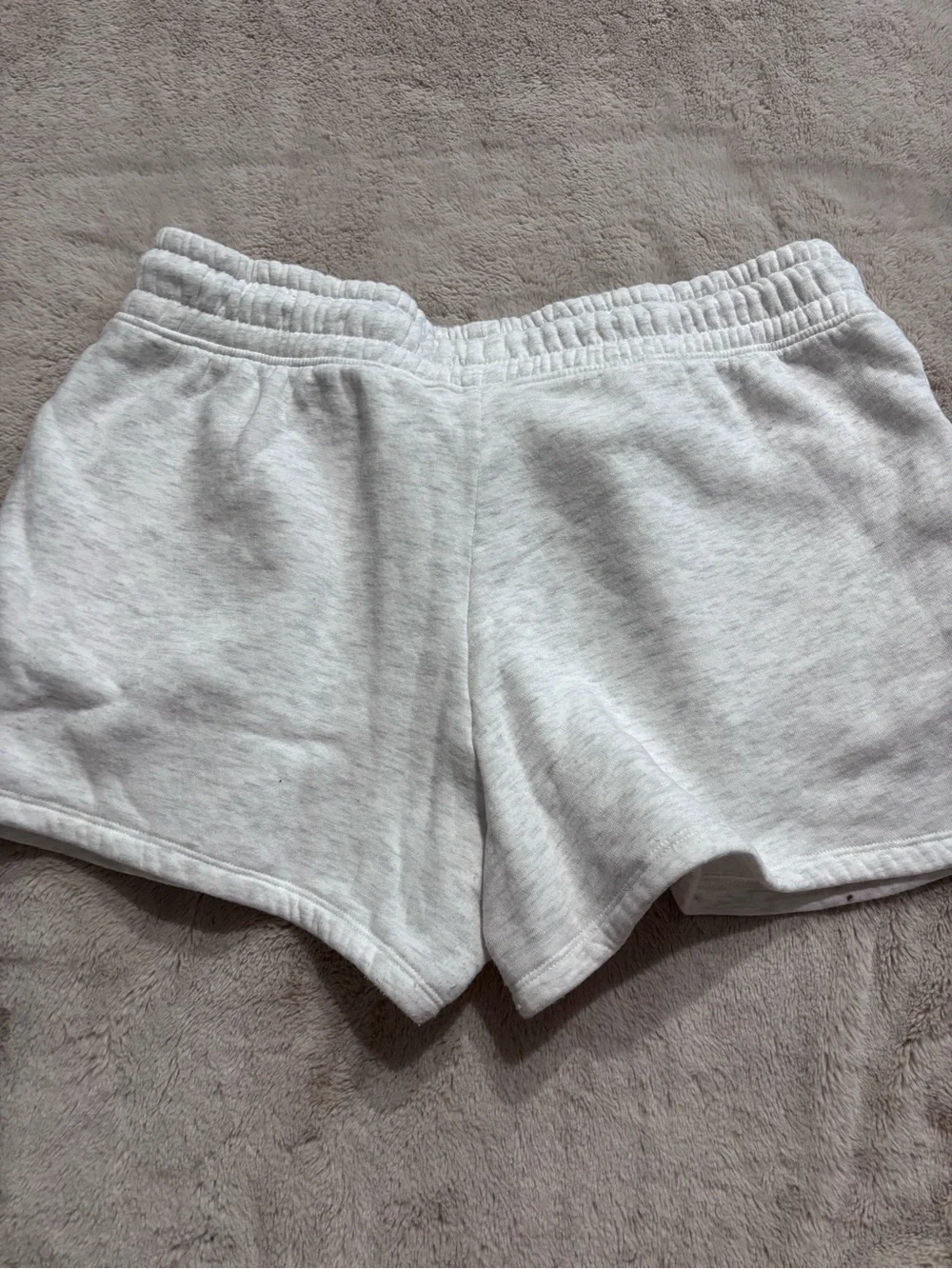 Lively Light Gray Athletic Drawstring Shorts